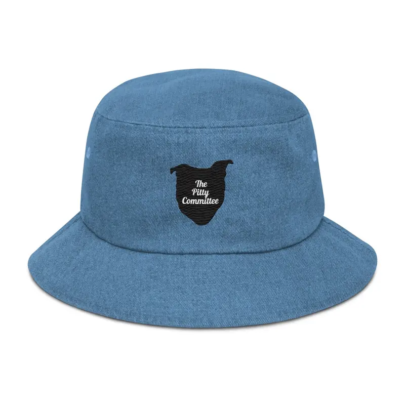 TPC Logo Denim Bucket Hat (Black Pit)