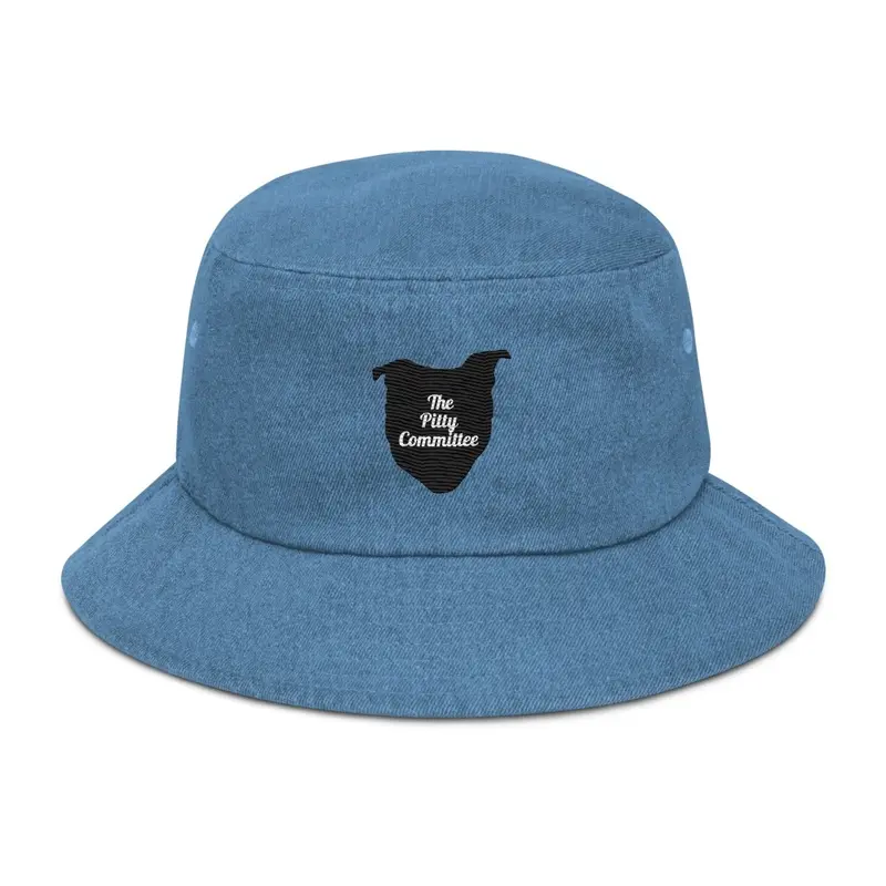 TPC Logo Denim Bucket Hat (Black Pit)